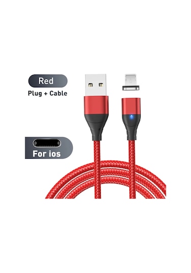 Lovebay3a Manyetik Şarj Kablosu Tip C/mikro Usb Süper Hızlı Iphone Uyumlu 15/14 Huawei Xiaomikoyu Gri2m