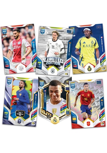 Panini Fifa 2026 Metal Kutulu Futbolcu Kartları 24 Core 4 Le 1 Coin 1 Golden Kart - Siyah Pembe