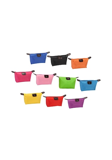 Suntek Makyaj Çantası Kalem Kutusu Kozmetik Seyahat Sarı Diğer