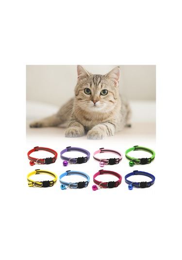 Samdoo Köpek Ve Kedi İçin Yansıtıcı Nylon Kepçe, Zil İle Ayarlanabilir, Dayanıklı, Tüm Mevsimlerde Kullanılabilir, Fosfor Yeşili