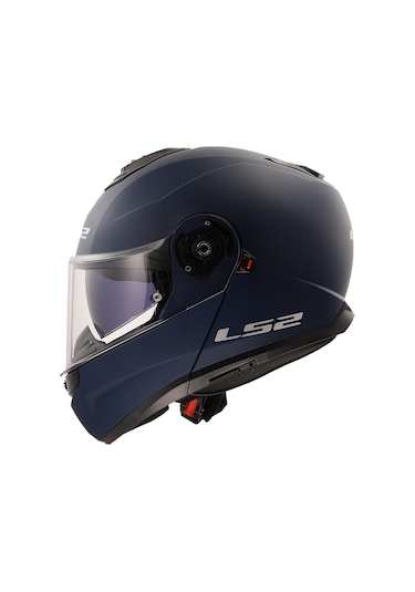 Ls2 Strobe 2 Çene Açılır Motosiklet Kaskı Mat Mavi