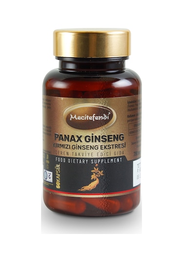 Mecitefendi Panax Ginseng Kırmızı Ginseng Ekstresi İçeren Takviye