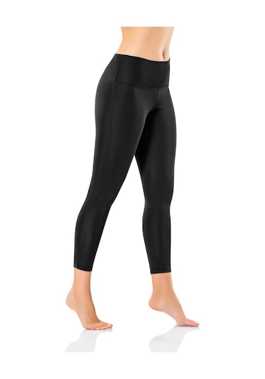 Dynamic Leggins Yüksek Bel Osho Soft Comfort 70 Denye Full Likralı Tayt-1836-8964 SiYAH Siyah