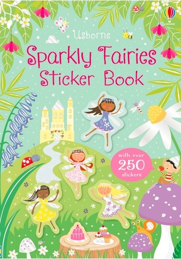 Sparkly Fairies Sticker Book- Usborne