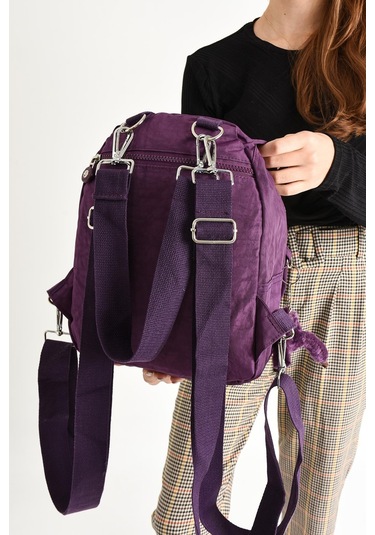 Ultra Hafif Kadın Sırt Ve El Çantası Mor Model: 571-5a - Mor