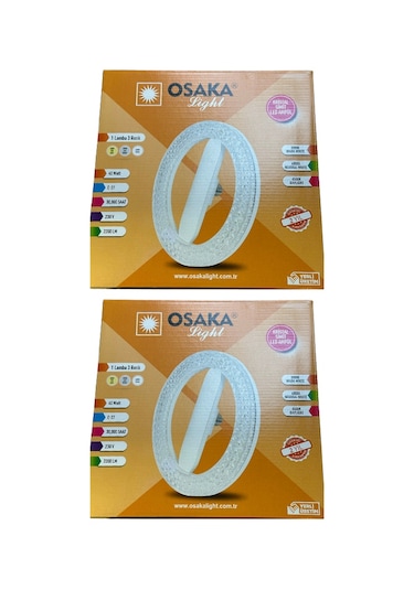 2 Adet Osaka 40w Sarı-günışığı-beyaz E27 Duylu Simit Ampul