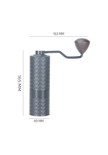 Yükseltme Manuel Kahve Değirmeni Profesyonel Paslanmaz Çelik Renkli