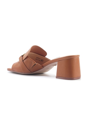 Nine West Garland 5fx Taba Kadın Topuklu Terlik 000000000101928816 Taba