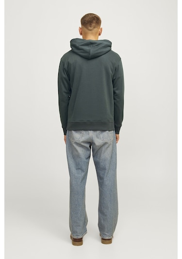 Jack & Jones Erkek Sweat 12262421 Koyu Yeşil Koyu Yeşil