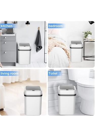 Sessiz Akıllı Atık Çöp Kutusu Otomatik Seçenek: A