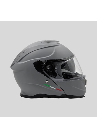 Arwic AR935 Mat Çene Açılır Ece-R 22.06 Motosiklet Kaskı Gri