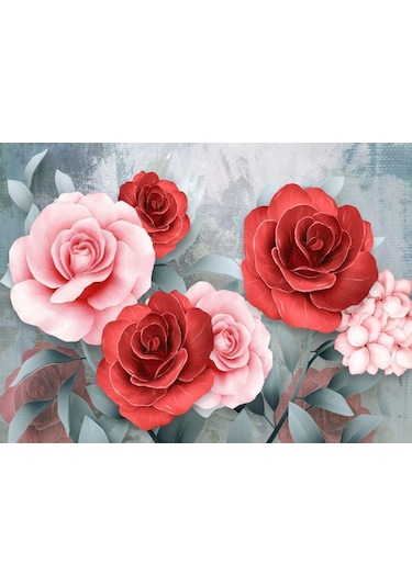 Nova 2000 Parça Puzzle - Pembe ve Kırmızı Güller