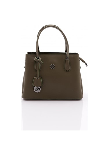 Dgn 549 Kadin Çiçek Süslemeli Fermuarli Çanta 549-2323-R0641 Haki