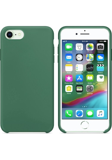 Apple Uyumlu iPhone 7 Kilif Içi Kadife Silikon Lansman Tam Koruma 405634354