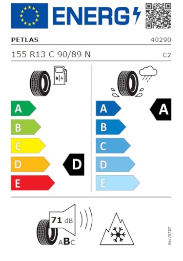 Petlas 155 R13C 90/89N 8pr Full Grip Pt925 M+S Kış Lastiği 2024