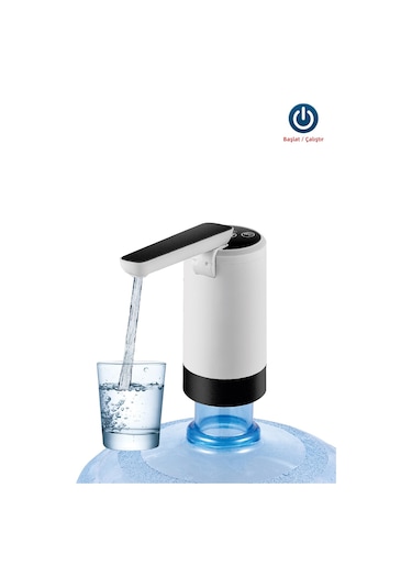 İthink WP-150 Sarjlı Damacana Su Pompası Beyaz