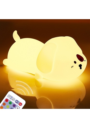 Cbtx Başucu Musluk Lambası Sevimli Köpek Dokunmatik Gece Lambası