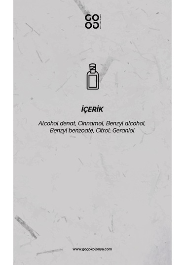 Gogo Lemon Cheesecake Kolonya 250ml Cam Şişe