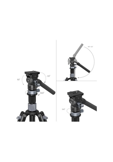 Smallrig 4221 Karbon Seyahat Video Tripod