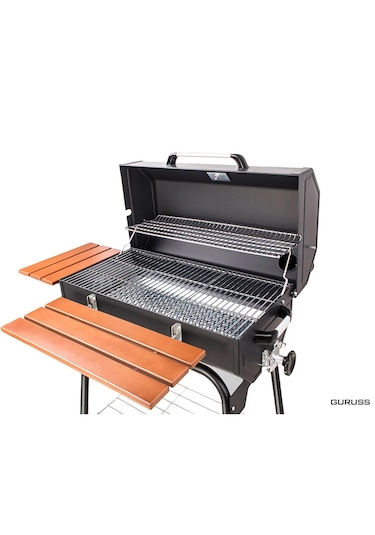 Guruss  Tekerlekli Kömürlü Mangal Barbekü
