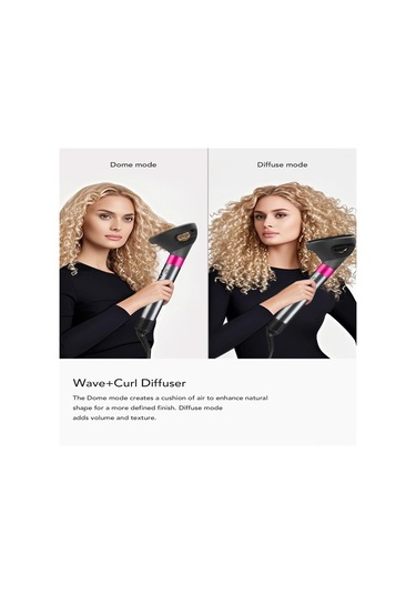 Xindoker Hs01/hs05/hs08 Uyumlu Dalga Saç Diffüzyoru - Çift Akış Modu İle Hacim Artırır, Saç Yapısı Ve Kıvrım Netliği Geliştirir Siyah