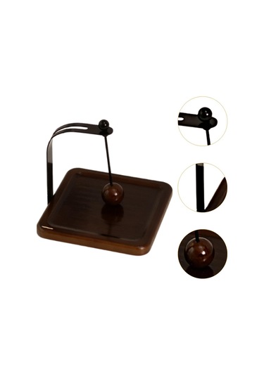 Homyl Peçete Tutucu Raf Masa Standı Yemek Masası Tezgahı Mutfak Kahverengi