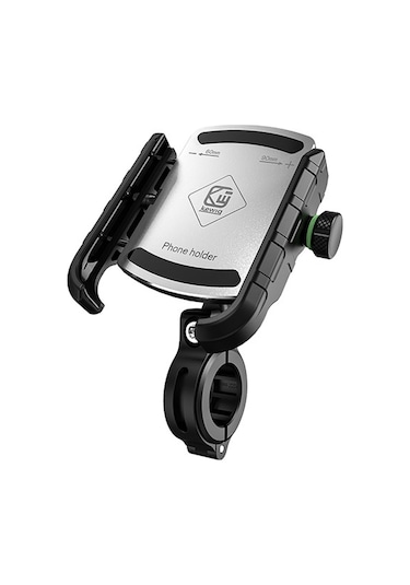 Kewig M8s Bisiklet Alüminyum Navigasyon Dağı Açık Bisiklet Cep Telefonu Tutucu Gümüş Silver