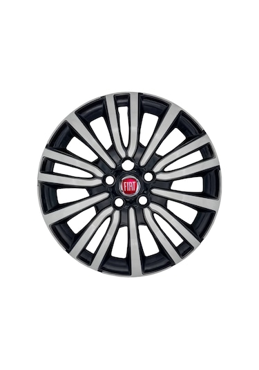 Fiat Egea Urban 15 İnç Jant Kapağı 4 Adet Siyah Gri C118 Rand