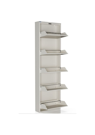 Ceha 5'li Metal Ayakkabılık - Beyaz K.AYK-5 /AB9010