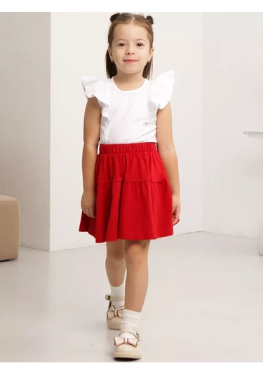 Veselyj Celovecek Anaokulu İçin Kız Çocuk Elbisesi 137551756 Kırmızı