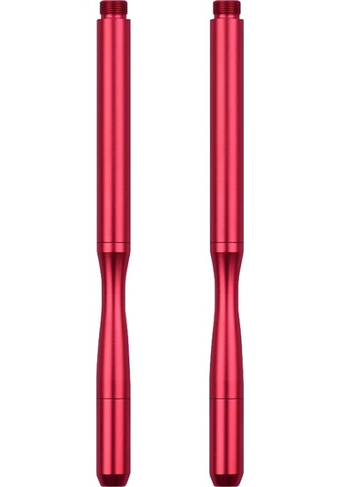 Skycity 2 Adet Kırmızı Dairesel+el Dokunuşlu Kalem: Evrensel Yüksek Hassasiyetli Kapasitif Kalem, Telefon Ve Tablet Ekranları İçin, 2 Yer Değiştirme Dairesi + 2 Fiber Uç li