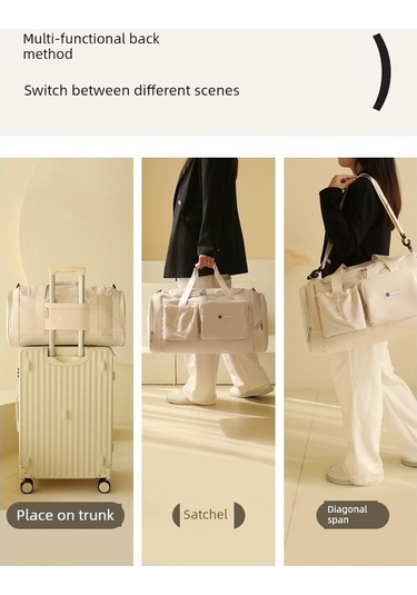 Carrier- Büyük Boy Seyahat Spor Çantası - Gri Um52463-2 Yurt