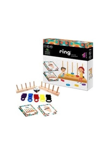 Zet Zeka Ring Ahşap Zeka Ve Akıl Oyunu 3+ Yaş 2 Oyuncu
