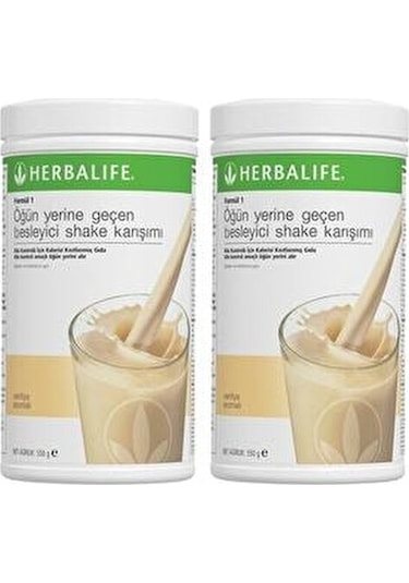 herbalıfe vanılyalı shake 2 adet