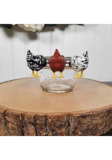 Qingmipy Komik Tavuk Popoyu Bıçak Magnetı - Güçlü Manyetik, Ev Dekoru, Ofis Ve Dondurucu İçin - 1 Adet Siyah Reçine