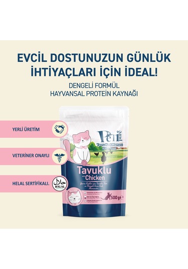 Tavuklu Kuru Yavru Kedi Maması 500 Gr