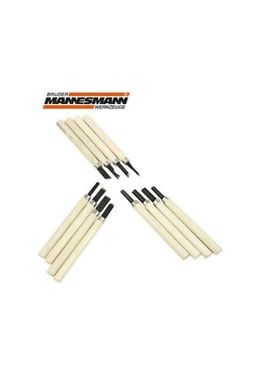Mannesmann 690-12 Kil. Ahşap Oyma Bıçak Seti. 12 Parça