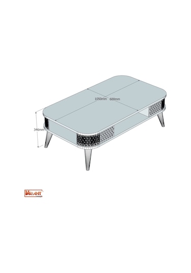 Variant Eylül Orta Sehpa - Beyaz