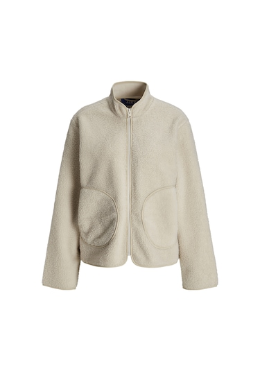 Kadin Dik Yaka Teddy Ceket - Dawn - 12278888 Moonbeam