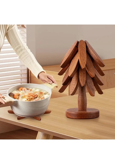 Ximistore9 Abs Plastik Çay Poşeti Tutucu, Döner Fonksiyonlu, 10 Cm Çap, 3 Kişilik, Festivite Desenli, Mutfak/dining Aksesuarı