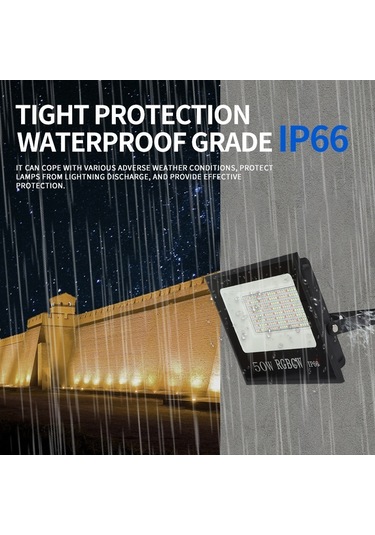 Cbtx 50w Tuya App Akıllı Led Işık Ip66 Su Geçirmez Renkli Rgb Lamba Açık Fabrika Depo Projektör Diğer