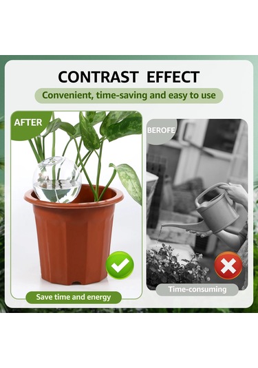 2 Adet 500ml Otomatik Damla Sulama Sistemi Kendinden Sulama