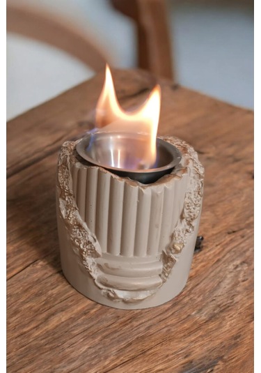 Şık Ve Dekoratif Ateş Çukuru Sütlü Kahve