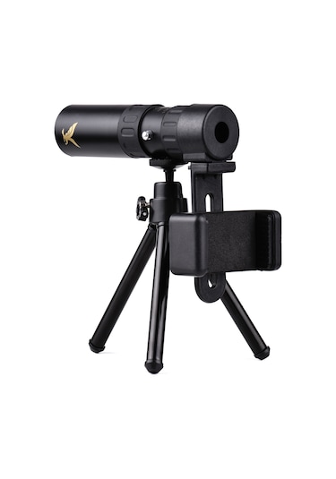 Suofeng 10-300x40mm Bak4 Prisma Manuel Odakli Monoküler Teleskop - Telefon Tutucu, Mini Tripod Ve Çanta İçerir