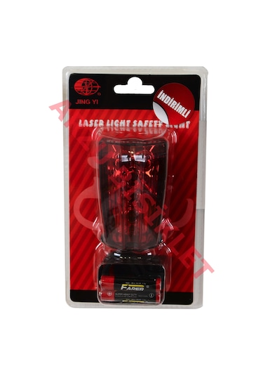 Bisiklet Arka Stop Lazer 5 Led Li - 3 Fonksiyonlu - Su Geçirmez
