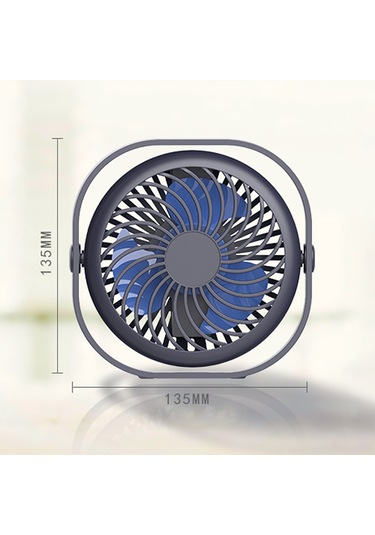 Springsun Taşınabilir Mini Masaüstü Fanı: Usb Şarjlı, 3 Hız Ayarlı - Yaz İçin Ofis Ve Ev Kullanımına Uygun Küçük