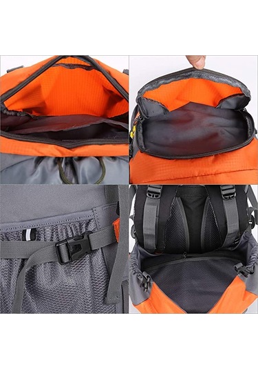 Weikani Çok Amaçlı Suya Dayanıklı 60l Outdoor Sırt Çantası Lacivert