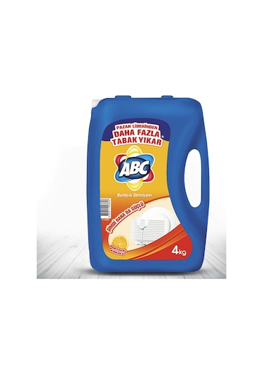 ABC Portakal Kokulu Sıvı Bulaşık Deterjanı 4 KG