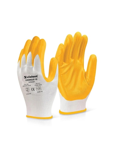Vıomax Vıo2501 Nitril Kaplı No 10 Örme Eldiven 432 Çift