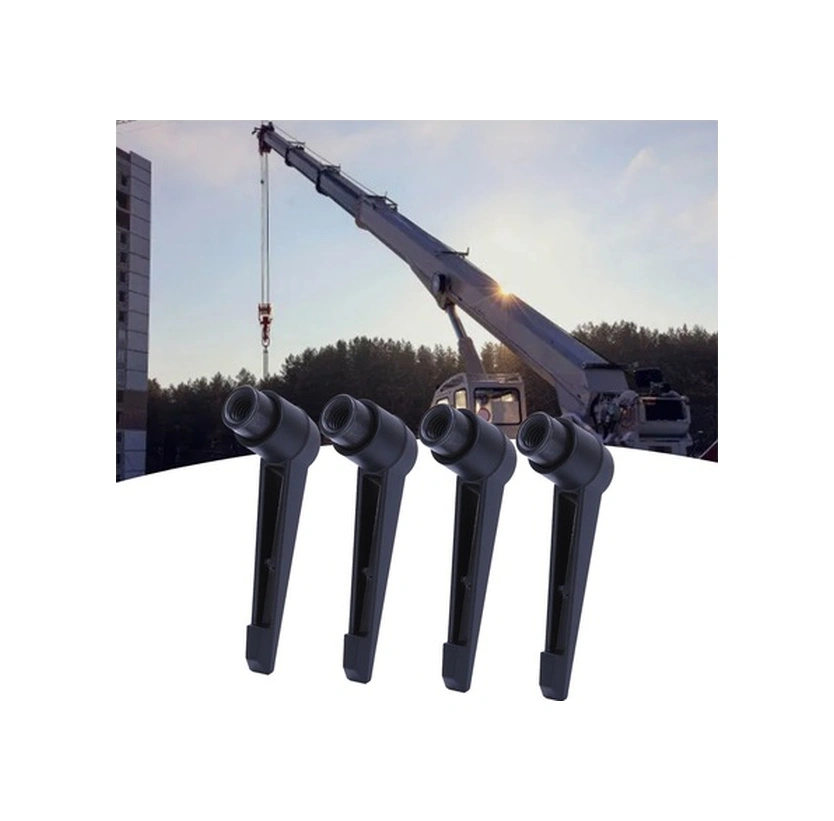 Fortunelane 4 Adet Paslanmaz Çelik M8 İç Dişli Ayarlanabilir Makine Kolu 63 Mm - Mekanik Ekipmanlar İçin Dayanıklı Operasyon Kolu